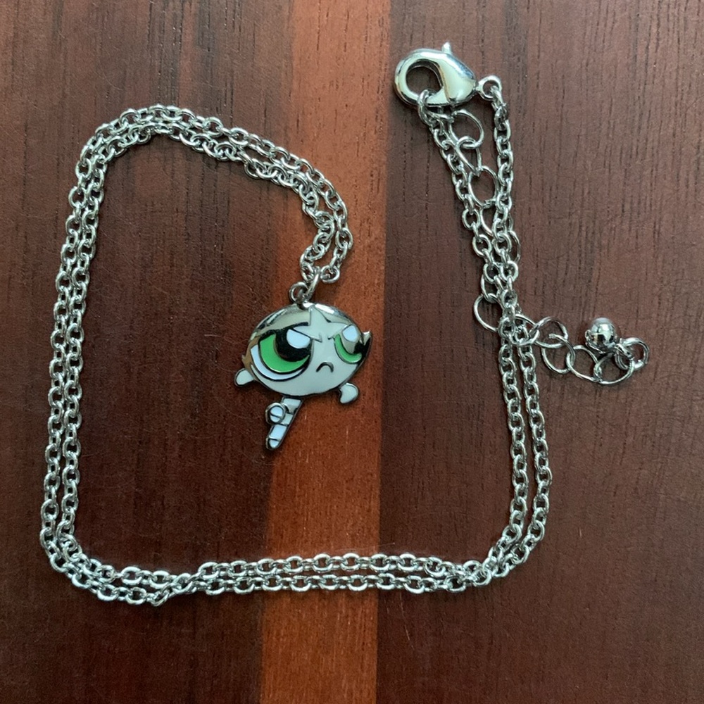 Vintage Powerpuff Girls 'Buttercup' necklace